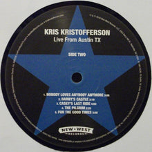 Load image into Gallery viewer, Kris Kristofferson : Live From Austin TX (LP + LP, S/Sided + Album, RE)
