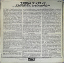 Laden Sie das Bild in den Galerie-Viewer, Stravinsky* - Chicago Symphony Orchestra, Sir Georg Solti* : Le Sacre Du Printemps (LP, Dec)
