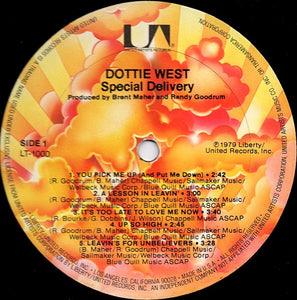 Dottie West : Special Delivery (LP, Album)
