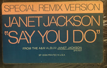 Load image into Gallery viewer, Janet Jackson : Say You Do (12")
