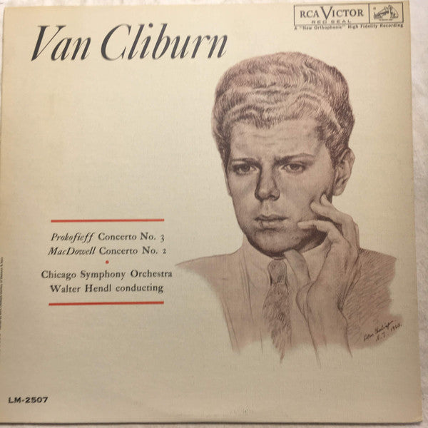 Van Cliburn, Chicago Symphony Orchestra, Walter Hendl, Prokofieff* / MacDowell* : Concerto No. 3 / Concerto No. 2 (LP, Mono)