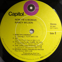 Load image into Gallery viewer, Nancy Wilson : Now I'm A Woman (LP, Album, Win)
