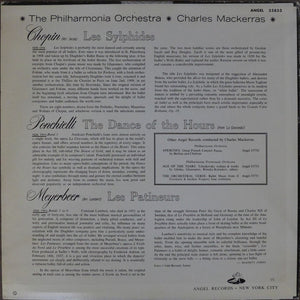 Chopin* / Meyerbeer* / Ponchielli* : Sir Charles Mackerras - Philharmonia Orchestra : Les Sylphides/Les Patineurs/Dance of the Hours (LP)