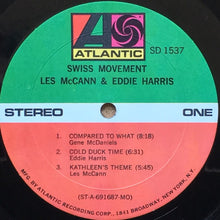 Charger l&#39;image dans la galerie, Les McCann &amp; Eddie Harris : Swiss Movement (LP, Album, MO )
