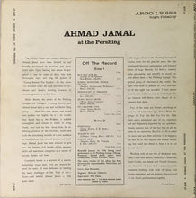 Charger l'image dans la galerie, Ahmad Jamal Trio : Ahmad Jamal Trio At The Pershing (But Not For Me) (LP, Album, Mono, Gre)
