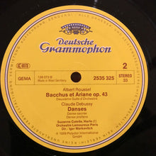Load image into Gallery viewer, Claude Debussy / Albert Roussel, Cotelle Suzanne*, Orchester Lamoureux, Paris*, Igor Markevitch : La Mer / Danse Sacrée Et Danse Profane / Bacchus Et Ariane (2nd Suite) (LP, RE)
