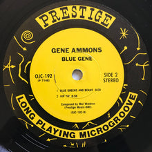 Laden Sie das Bild in den Galerie-Viewer, Gene Ammons : Blue Gene (LP, Album, RE, 180)
