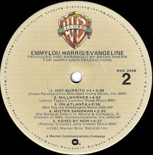 Charger l'image dans la galerie, Emmylou Harris : Evangeline (LP, Album, Jac)
