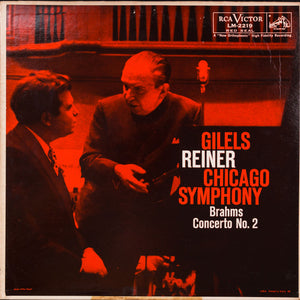 Brahms* - Reiner*, Chicago Symphony*, Gilels* : Brahms Concerto No.2 (LP, Album, Mono, RE)