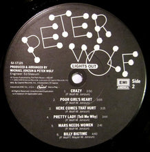 Charger l'image dans la galerie, Peter Wolf : Lights Out (LP, Album)
