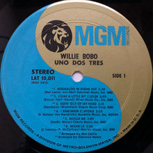 Laden Sie das Bild in den Galerie-Viewer, Willie Bobo : Uno Dos Tres 1•2•3 (LP, Album, RE)
