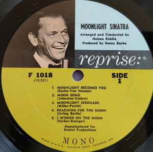 Frank Sinatra : Moonlight Sinatra (LP, Album, Mono, Ter)