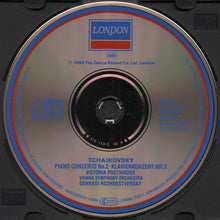 Load image into Gallery viewer, Tchaikovsky*, Victoria Postnikova, Vienna Symphony Orchestra*, Gennadi Rozhdestvensky : Piano Concerto No. 2 (CD, Album)
