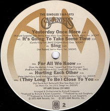 Laden Sie das Bild in den Galerie-Viewer, Carpenters : The Singles 1969-1973 (LP, Album, Comp, RE, Ind)
