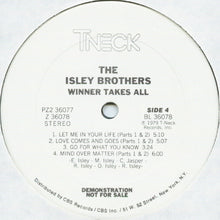 Laden Sie das Bild in den Galerie-Viewer, The Isley Brothers : Winner Takes All (2xLP, Album, Promo)
