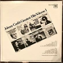 Laden Sie das Bild in den Galerie-Viewer, Johnny Cash : Johnny Cash&#39;s Greatest Hits Volume 1 (LP, Comp, RE, Ter)
