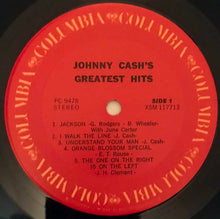 Load image into Gallery viewer, Johnny Cash : Johnny Cash's Greatest Hits (Volume 1) (LP, Comp, RE, Ter)
