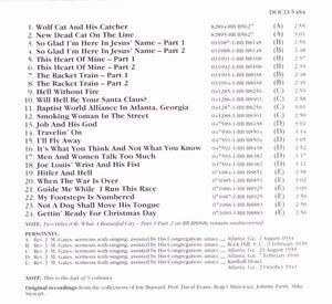 Rev. J. M. Gates : Complete Recorded Works In Chronological Order Volume 9 (August 1934 To October 1941) (CD, Comp)