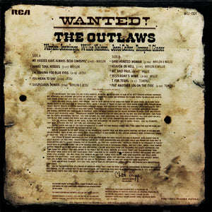 Waylon Jennings, Willie Nelson, Jessi Colter, Tompall Glaser : Wanted! The Outlaws (LP, Comp, RE, Lar)