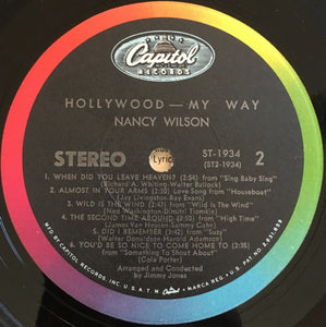 Nancy Wilson : Hollywood - My Way (LP, Album, Scr)