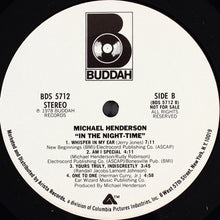 Load image into Gallery viewer, Michael Henderson : In The Night-Time (LP, Album, Promo, Pit)
