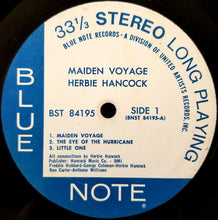 Load image into Gallery viewer, Herbie Hancock : Maiden Voyage (LP, Album, RE)

