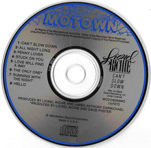 Load image into Gallery viewer, Lionel Richie : Can&#39;t Slow Down (CD, Album, Club, RE)
