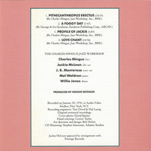 Laden Sie das Bild in den Galerie-Viewer, Charles Mingus : Pithecanthropus Erectus (CD, Album, Mono, RE)
