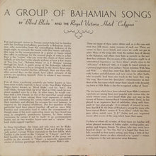 Load image into Gallery viewer, Blind Blake And His Royal Victoria Calypsos* : A Group Of Bahamian Songs (LP, Album, Mono, Lam)
