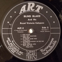 Laden Sie das Bild in den Galerie-Viewer, Blind Blake And His Royal Victoria Calypsos* : A Group Of Bahamian Songs (LP, Album, Mono, Lam)
