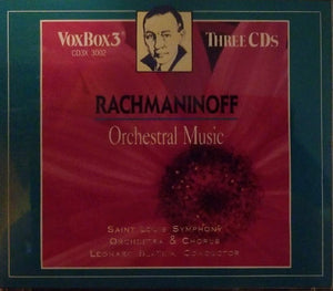 Rachmaninoff* - Saint Louis Symphony Orchestra & Chorus*, Leonard Slatkin : Orchestral Music (3xCD, Comp)