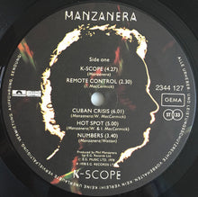 Charger l'image dans la galerie, Manzanera* : K-Scope (LP, Album)
