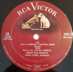 Boston Pops Orchestra .... Arthur Fiedler : Grand Canyon Suite • El Salón México (LP, Album, Mono, Hol)
