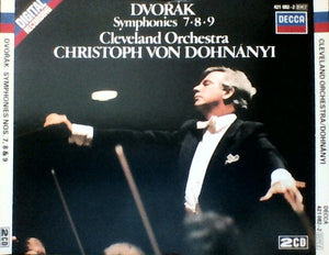 Dvořák*, Cleveland Orchestra*, Christoph von Dohnányi : Symphonies 7 - 8 - 9 (2xCD, Comp)