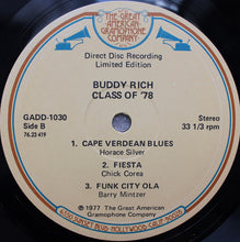 Charger l'image dans la galerie, Buddy Rich : Class Of '78 (LP, Album, Ltd, Gat)
