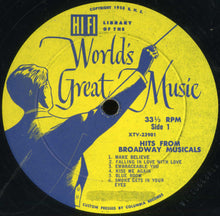 Load image into Gallery viewer, Unknown Artist : Hits From Broadway Musicals (LP, Album)
