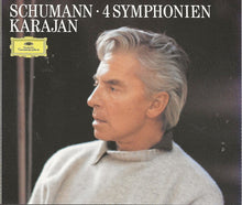 Laden Sie das Bild in den Galerie-Viewer, Schumann* - Berliner Philharmoniker, Karajan* : 4 Symphonien (2xCD, Comp, RE + Box, Sli)
