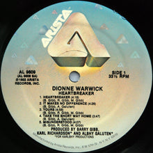 Load image into Gallery viewer, Dionne Warwick : Heartbreaker (LP, Album, Hub)
