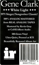 Charger l&#39;image dans la galerie, Gene Clark : White Light (LP, Album, RE, RM, 180)
