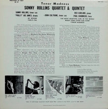 Laden Sie das Bild in den Galerie-Viewer, Sonny Rollins Quartet : Tenor Madness (LP, Album, RE)
