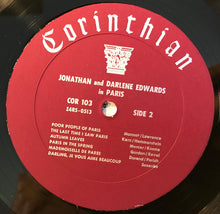 Laden Sie das Bild in den Galerie-Viewer, Jonathan And Darlene Edwards : In Paris (LP, Album, RE, RM)

