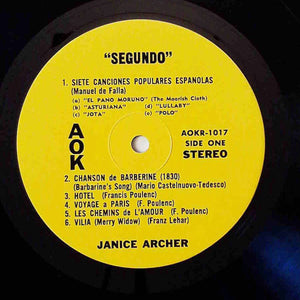 Janice Archer (2) : Segundo (LP)