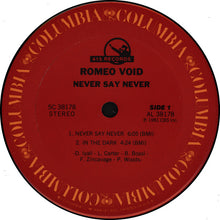 Laden Sie das Bild in den Galerie-Viewer, Romeo Void : Never Say Never (12", Ter)
