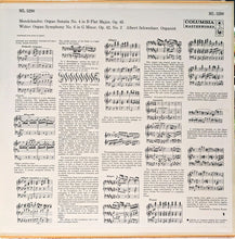 Charger l&#39;image dans la galerie, Albert Schweitzer - Mendelssohn* / Widor* : Organ Sonata No. 4 In B Flat Major, Op. 65 / Organ Symphony No. 6 In G Minor, Op. 42, No. 2 (LP, Mono)
