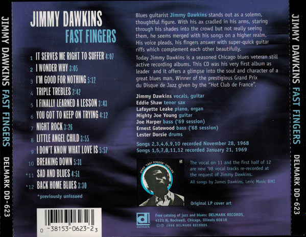 Load image into Gallery viewer, Jimmy Dawkins : Fast Fingers (CD, Album, RE)