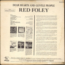 Charger l&#39;image dans la galerie, Red Foley : Dear Hearts And Gentle People (LP, Album, Mono, Pin)
