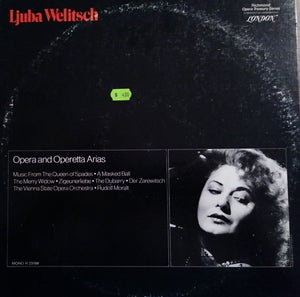 Ljuba Welitsch, The Vienna State Opera Orchestra*, Rudolf Moralt : Opera And Operetta Arias (LP, Album, Mono)