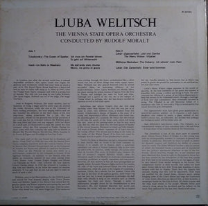 Ljuba Welitsch, The Vienna State Opera Orchestra*, Rudolf Moralt : Opera And Operetta Arias (LP, Album, Mono)