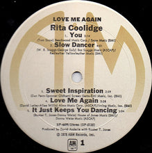 Load image into Gallery viewer, Rita Coolidge : Love Me Again (LP, Album, Mon)
