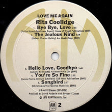 Load image into Gallery viewer, Rita Coolidge : Love Me Again (LP, Album, Mon)
